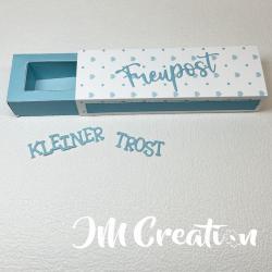 Schachtel lang - Stanzschablone